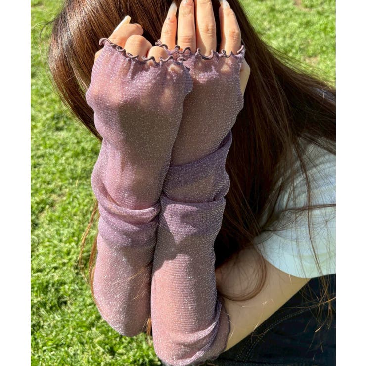 UV加工シアーアームカバー | WEGO【WOMEN】 | 詳細画像4 