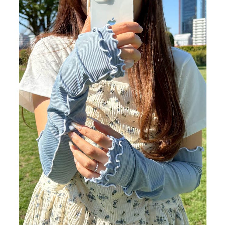 UV加工メロウアームカバー | WEGO【WOMEN】 | 詳細画像1 