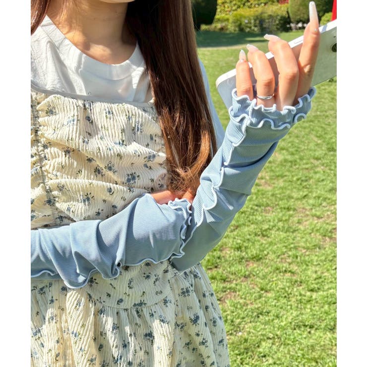 UV加工メロウアームカバー | WEGO【WOMEN】 | 詳細画像2 