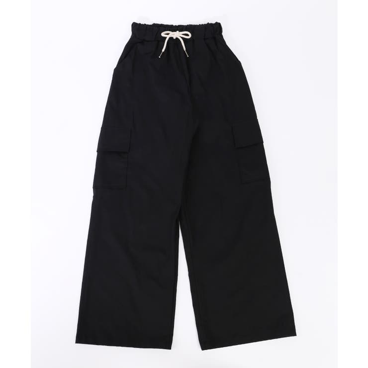 ワイドカーゴパンツ 韓国 韓国ファッション[品番：WG010085604