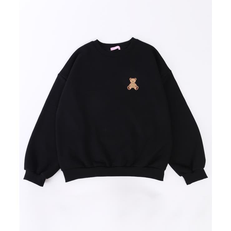 くまワンポイントスウェット 韓国 韓国 ファッション[品番：WG010086512]｜WEGO【WOMEN】（ウィゴー）のレディースファッション通販｜SHOPLIST（ショップリスト）