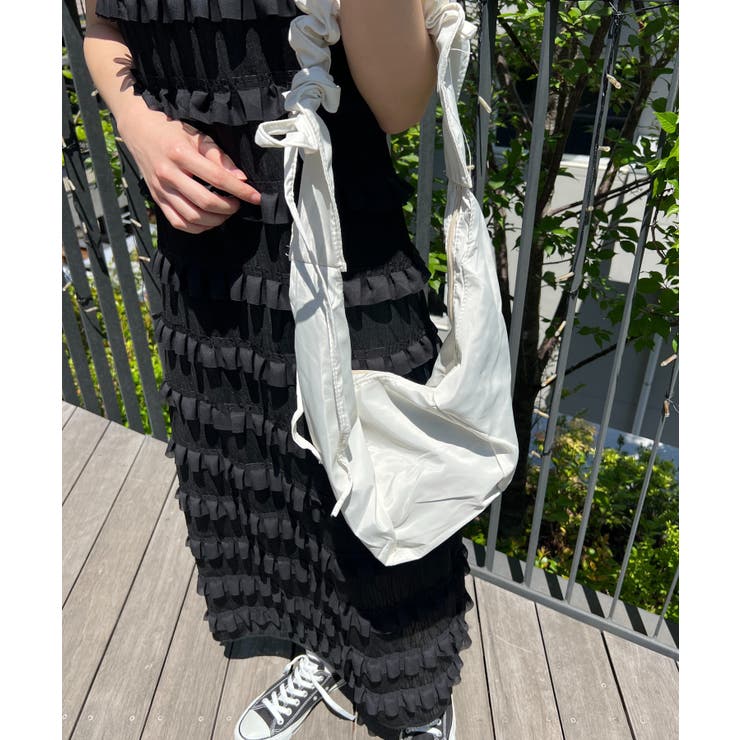 ナイロンギャザーショルダー 韓国 韓国ファッション | WEGO【WOMEN】 | 詳細画像9 