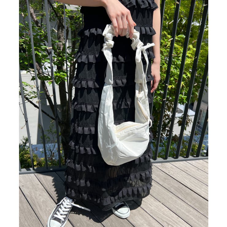 ナイロンギャザーショルダー 韓国 韓国ファッション | WEGO【WOMEN】 | 詳細画像10 