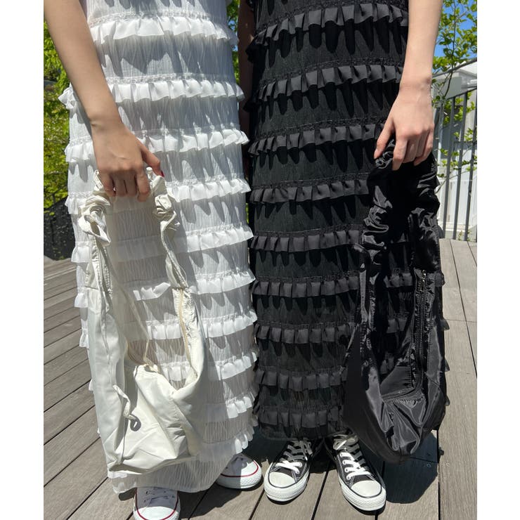 ナイロンギャザーショルダー 韓国 韓国ファッション | WEGO【WOMEN】 | 詳細画像28 