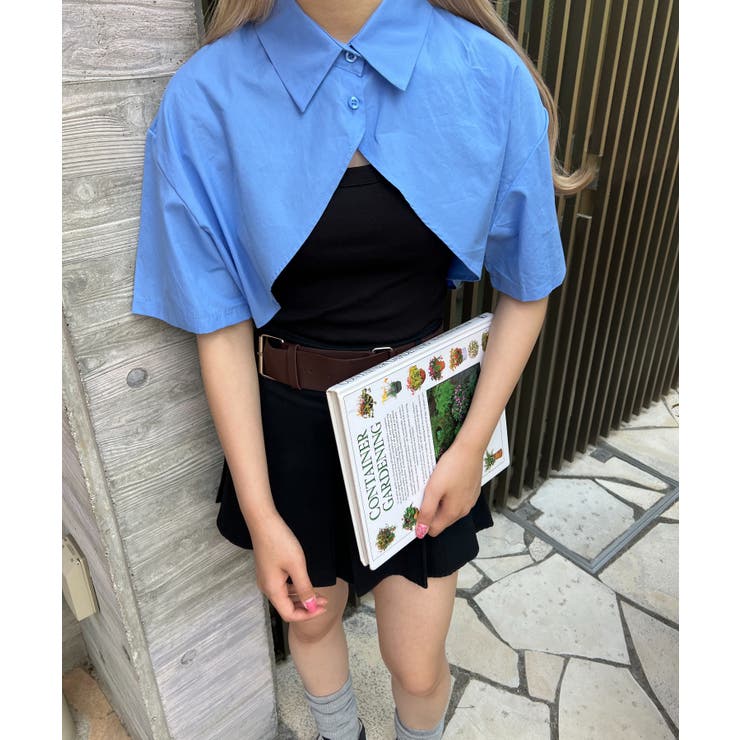 BUBBLES スクールガーリーリボントップス ブルー BUBBLES スクールガーリーリボントップス ブルー BUBBLES スクール