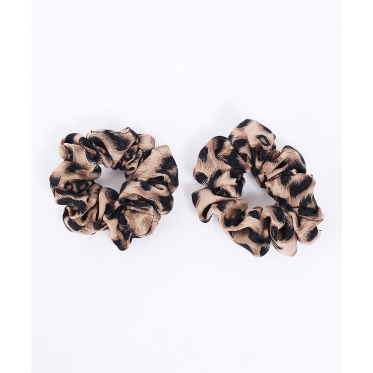 SOLD OUT! レオパード りぼんシュシュ 現品一点物❗ ヘアアクセサリー 