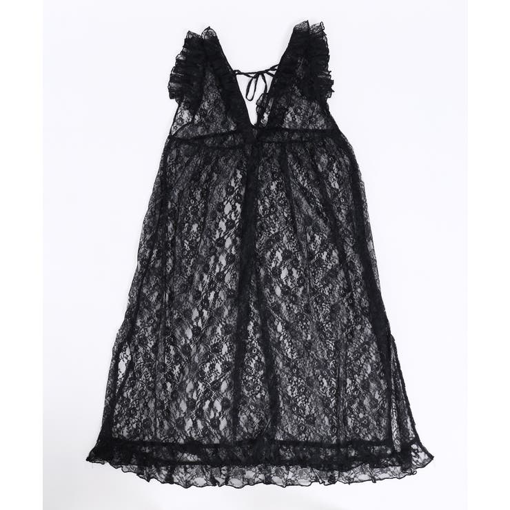 SLY | 【LIMITED ITEM】フリルレースロングワンピース