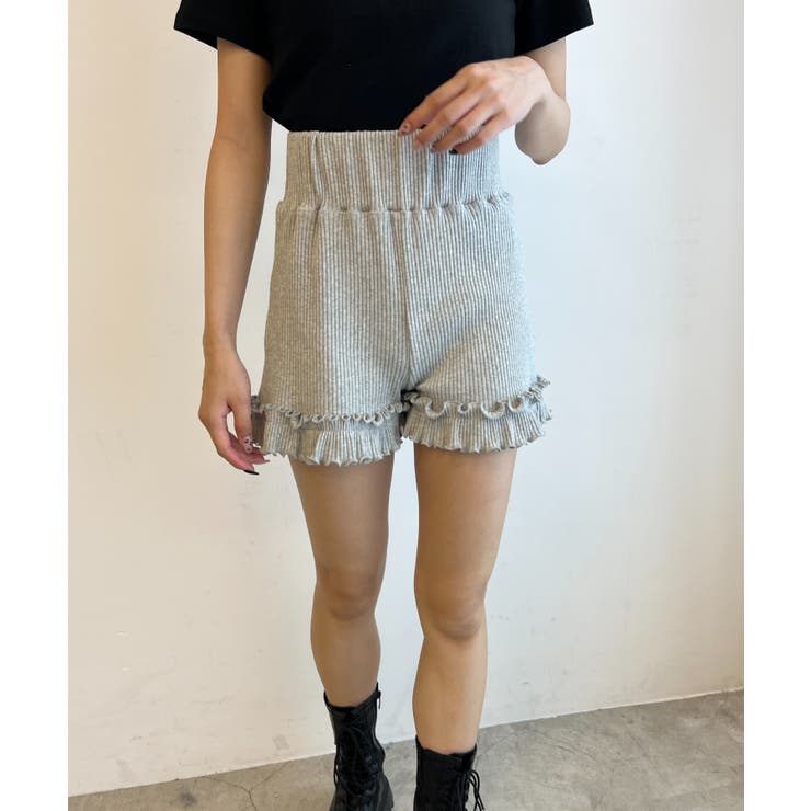 WC】フリルリブショートパンツ[品番：WG010088275]｜WEGO【WOMEN