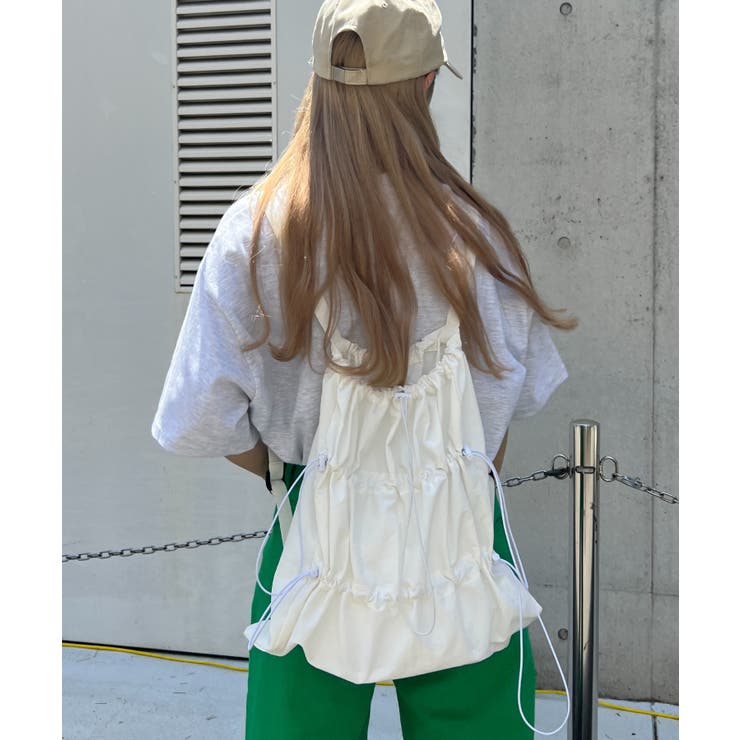 WC】ドロストナイロンナップサック[品番：WG010088390]｜WEGO【WOMEN