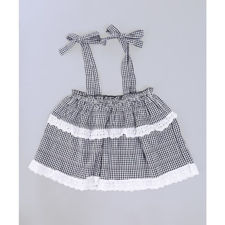 mi　ギンガムチェックフリルキャミブラウス mi様専用 ギンガムチェックフリルキャミブラウス 【公式通販】
