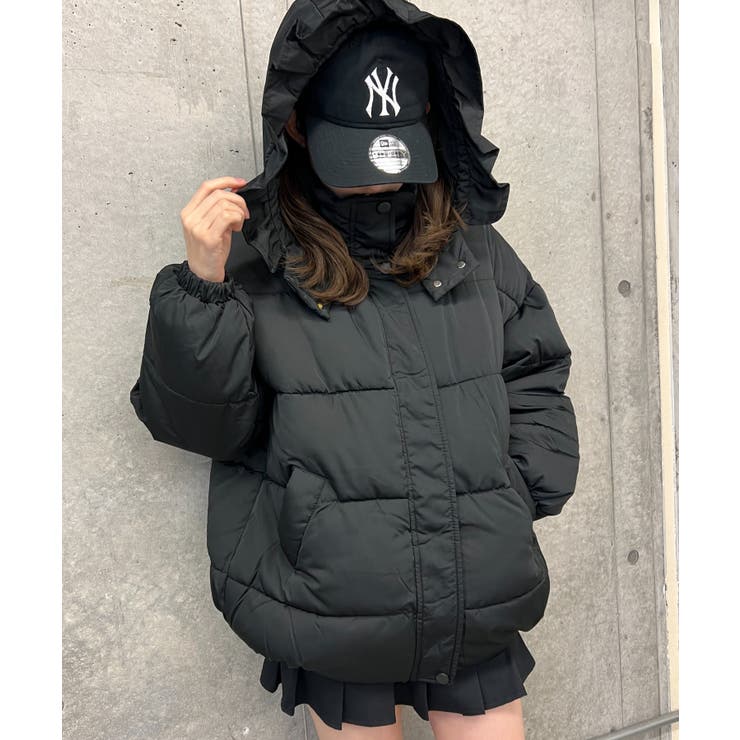 WC】フリルフェイクダウンジャケット[品番：WG010088885]｜WEGO