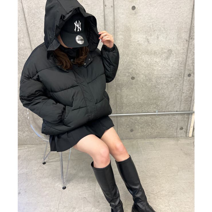 WC】フリルフェイクダウンジャケット[品番：WG010088885]｜WEGO