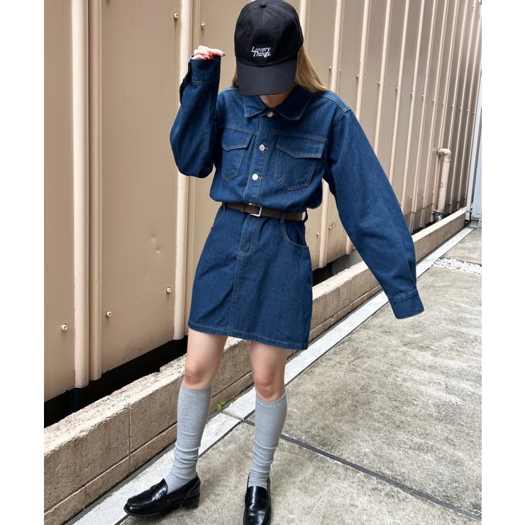 韓国商品/EIGHT DAYS AWEEK デニムスモークワンピース カットデニムミニワンピース – Darich (ダーリッチ)