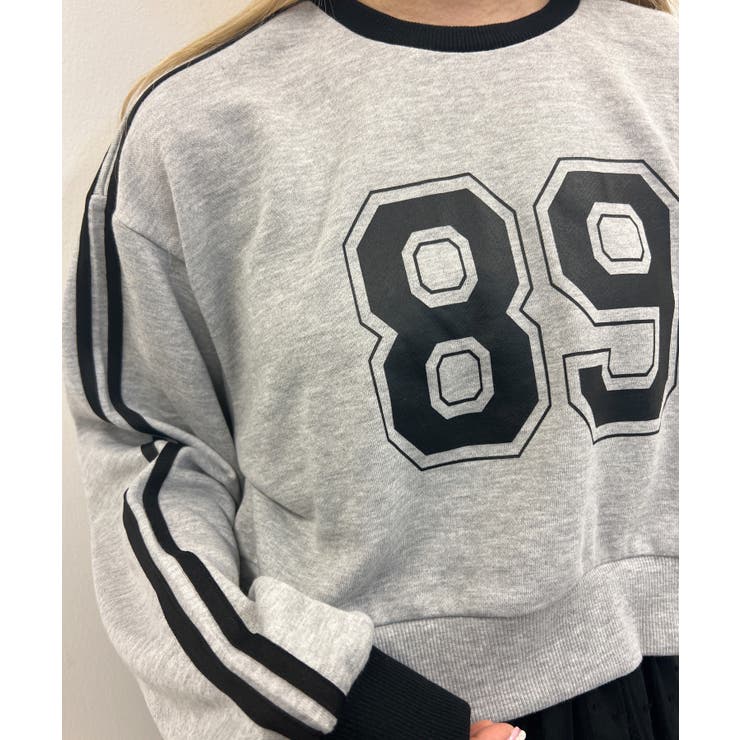 2ラインナンバリングショートスウェット 韓国 韓国ファッション | WEGO【WOMEN】 | 詳細画像15 