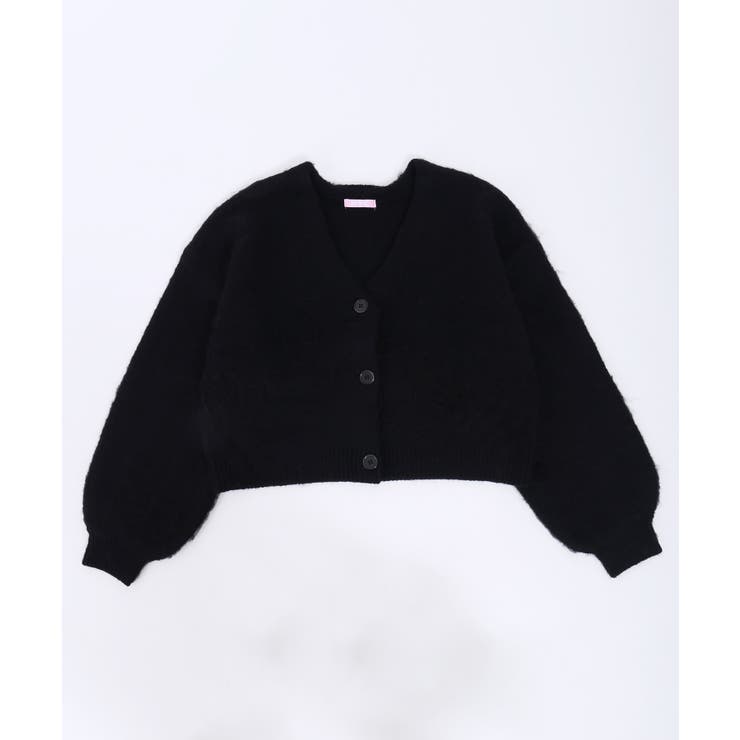 ジャケットライク ショートカーディガン / ブラック ジャケットライク ショートカーディガン / ブラック