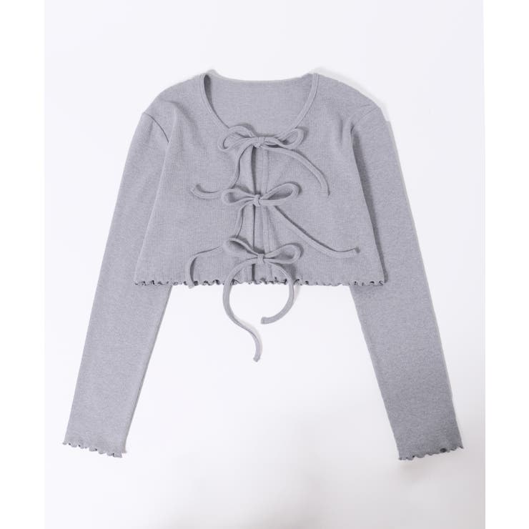フロントリボンリブカーディガン 韓国 韓国ファッション | WEGO【WOMEN】 | 詳細画像27 