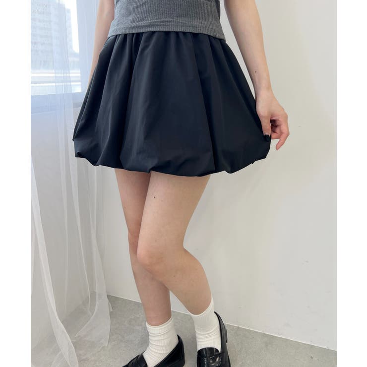 パンプキンミニスカート 韓国 韓国ファッション[品番
