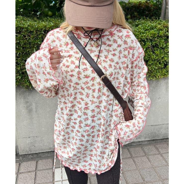 【WC】花柄メロウトップス 韓国 韓国ファッション | WEGO【WOMEN】 | 詳細画像14 