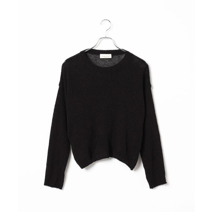 ブラック | ルーズニット 韓国 韓国ファッション | WEGO【WOMEN】