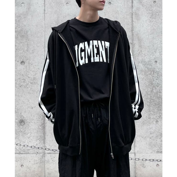 Figments】サイドラインビッグZIPパーカー[品番：WG010091217