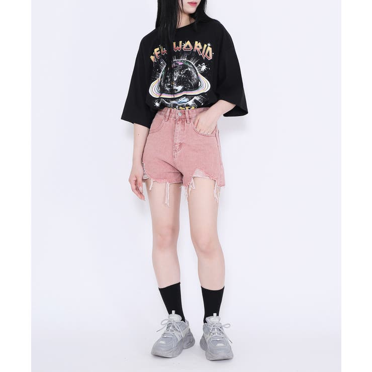 LGB　ダークオレンジ/ダメージショートパンツ 71MrP7Eyp+L._AC_SX679_.jpg