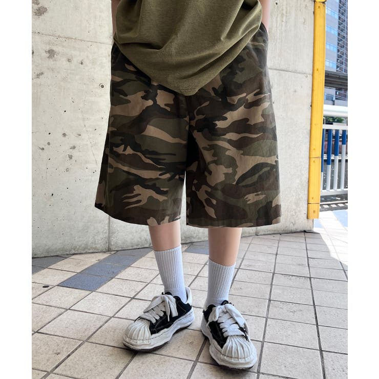 憧れの カモフラージュハーフパンツ[品番：WG010091429]｜WEGO【WOMEN パンツ