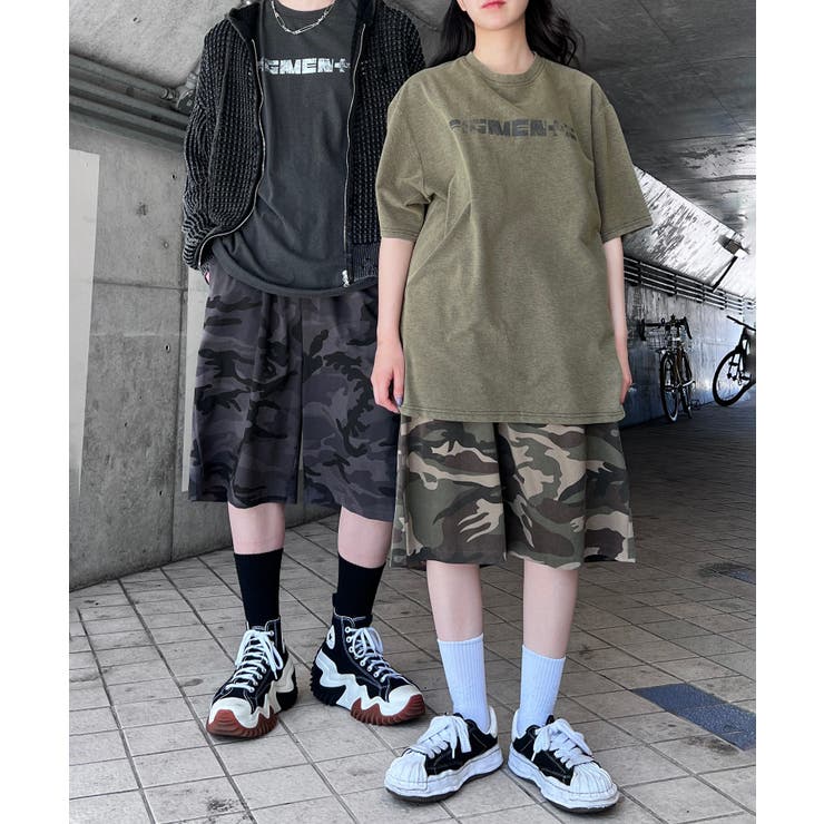 カモフラージュハーフパンツ[品番：WG010091429]｜WEGO【WOMEN