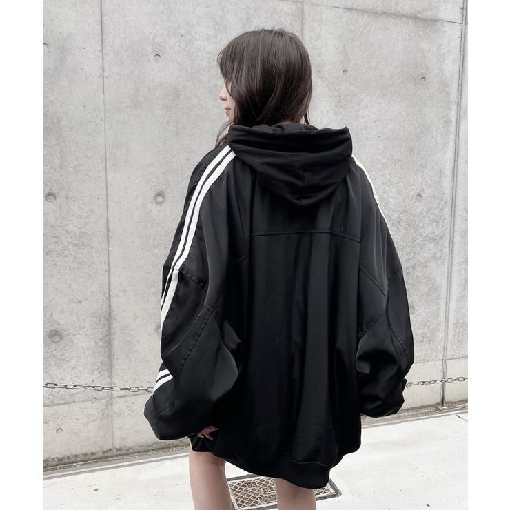 HARE 黒 レース ボンバージャケット　サイズF SHINYAKOZUKA｜オーバーサイズボンバージャケット