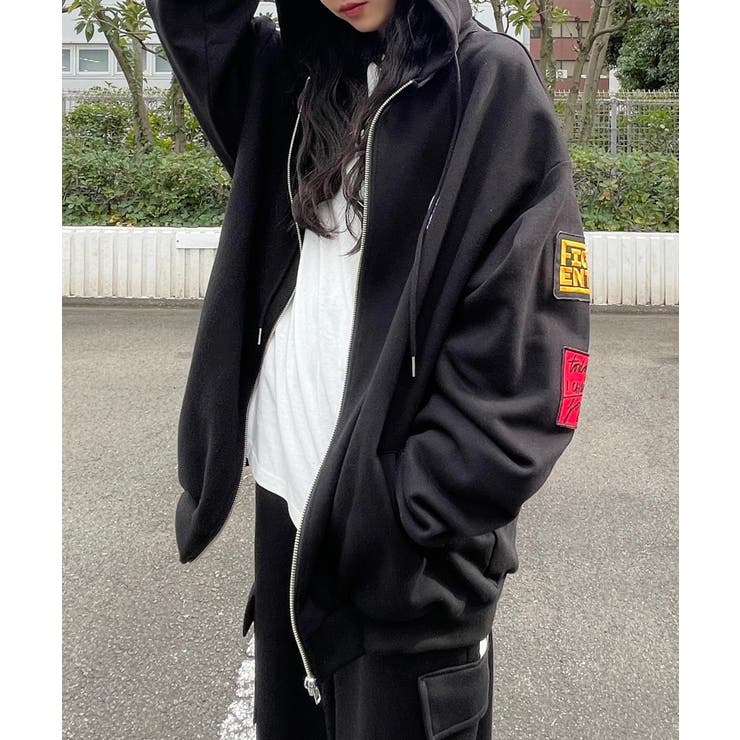 Figments】ワッペンビッグZIPパーカー[品番：WG010091449]｜WEGO