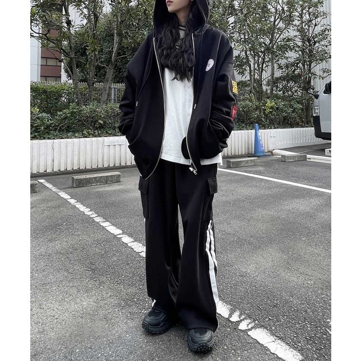Figments】ワッペンビッグZIPパーカー[品番：WG010091449]｜WEGO