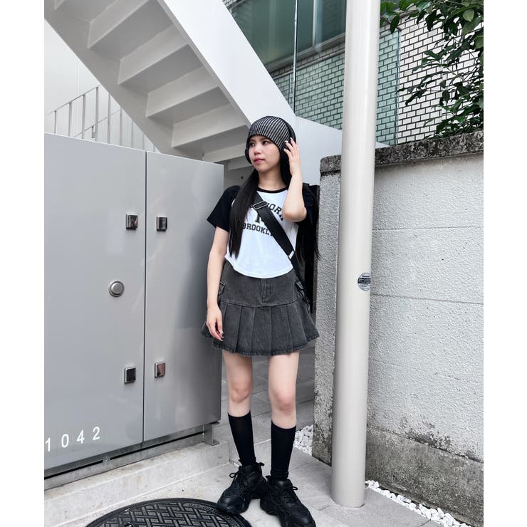 commedegarcons girl つりスカート コムデギャルソン ガールCOMME des GARCONS GIRL ウールギャバ