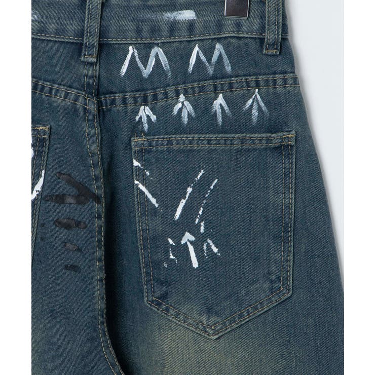 Figments】ペイントデニムパンツ[品番：WG010091489]｜WEGO【WOMEN
