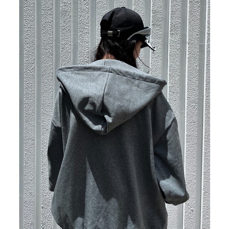 Figments】グリッタービッグZIPパーカー[品番：WG010091492]｜WEGO