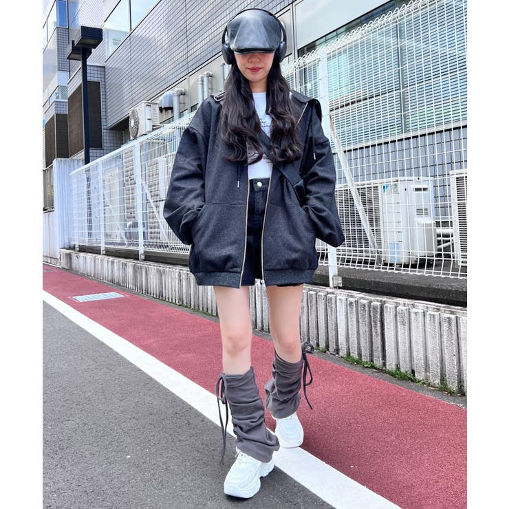 Figments】グリッタービッグZIPパーカー[品番：WG010091492]｜WEGO