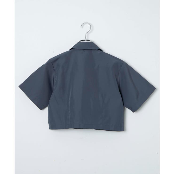 【Figments】クロップドZIPデザインシャツ | WEGO【WOMEN】 | 詳細画像8 