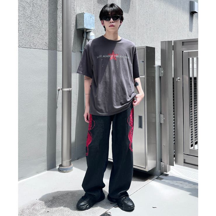 【Figments】ドラゴン刺繍デニムパンツ | WEGO【WOMEN】 | 詳細画像13 