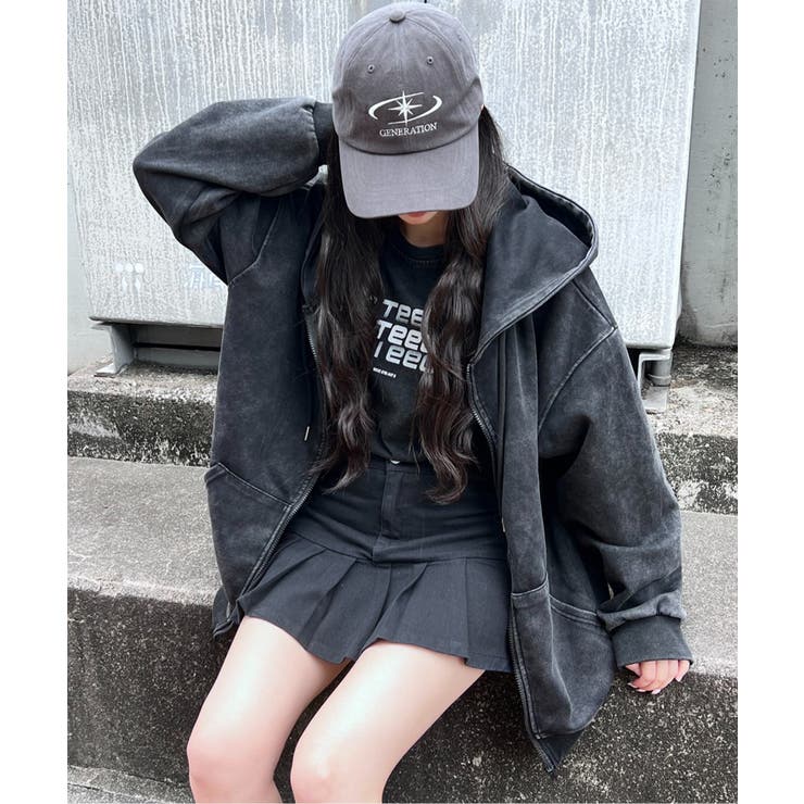 Figments】ピグメントZIPパーカー [品番：WG010091601]｜WEGO【WOMEN】（ウィゴー）のレディースファッション通販｜SHOPLIST（ショップリスト）