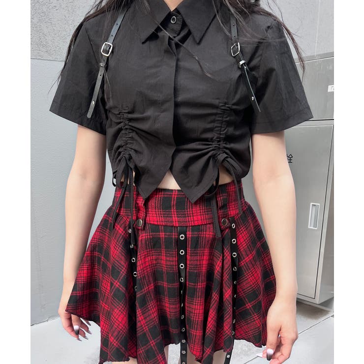 ドロストパンクショートスリーブシャツ | WEGO【WOMEN】 | 詳細画像5 