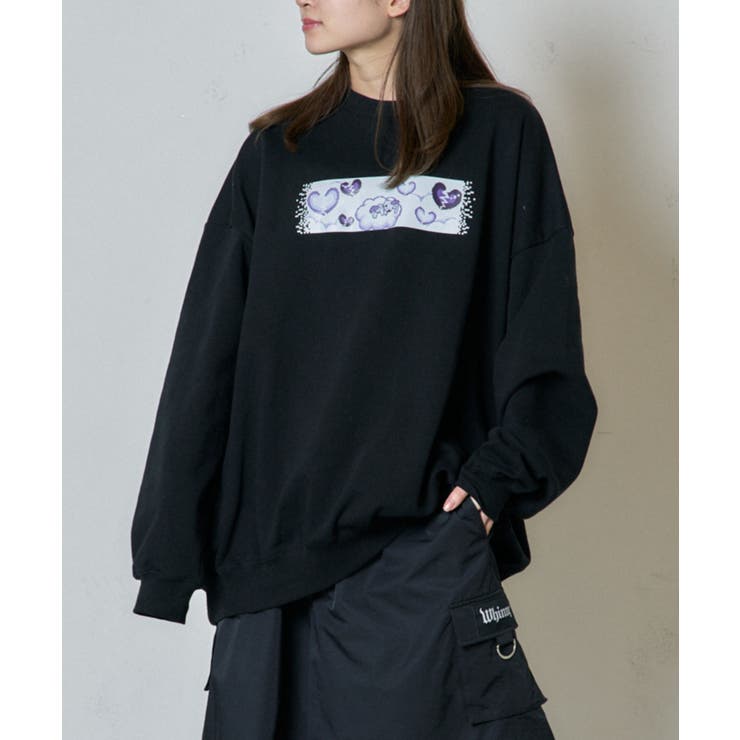 ブラック | 大不幸スウェット | WEGO【WOMEN】