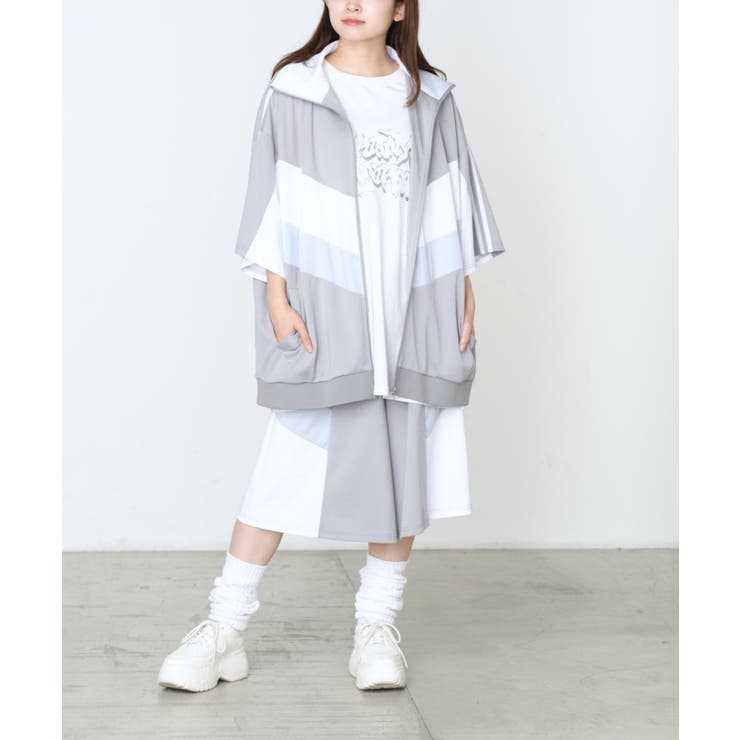 Whinny 超☆カリスマニートジャージ グレー 上下セット Whinny】超☆カリスマニートジャージ[品番：WG010088109]｜WEGO
