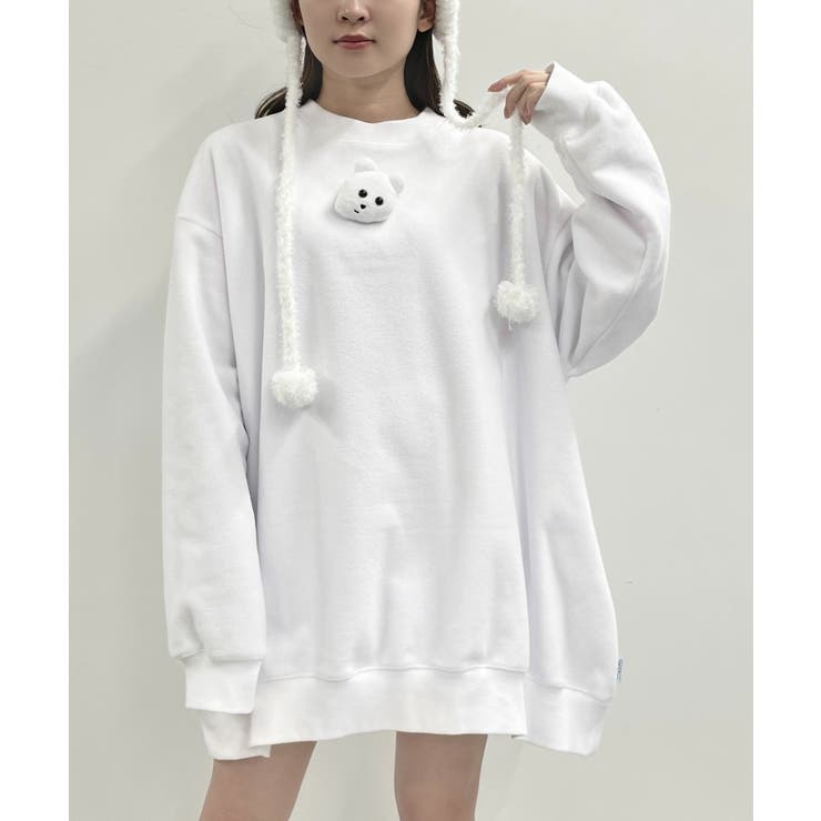 ホワイト | 青空満天くまきちプリプリ | WEGO【WOMEN】