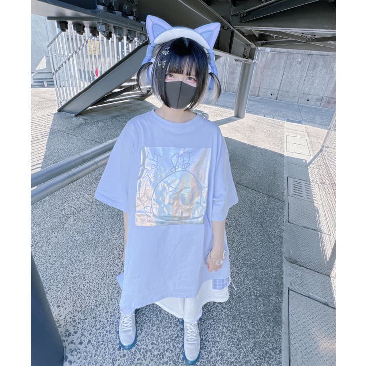 全国送料無料ギフト Whinny】ステッカーじゃないよTシャツ[品番：WG010090847]｜WEGO トップス