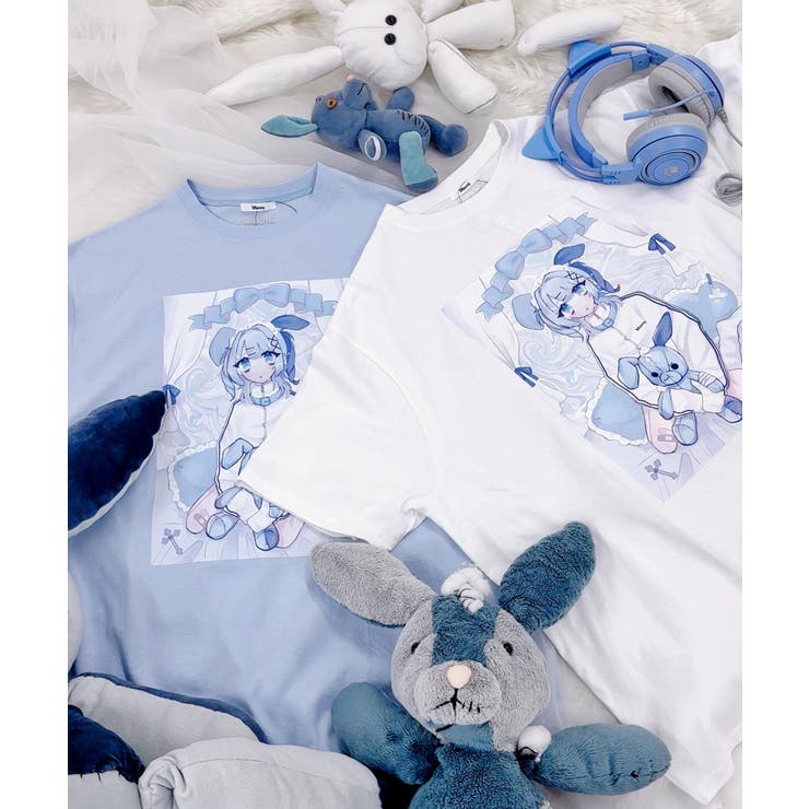 Whinny】闇うさぎ擬人化ティー[品番：WG010091151]｜WEGO【WOMEN