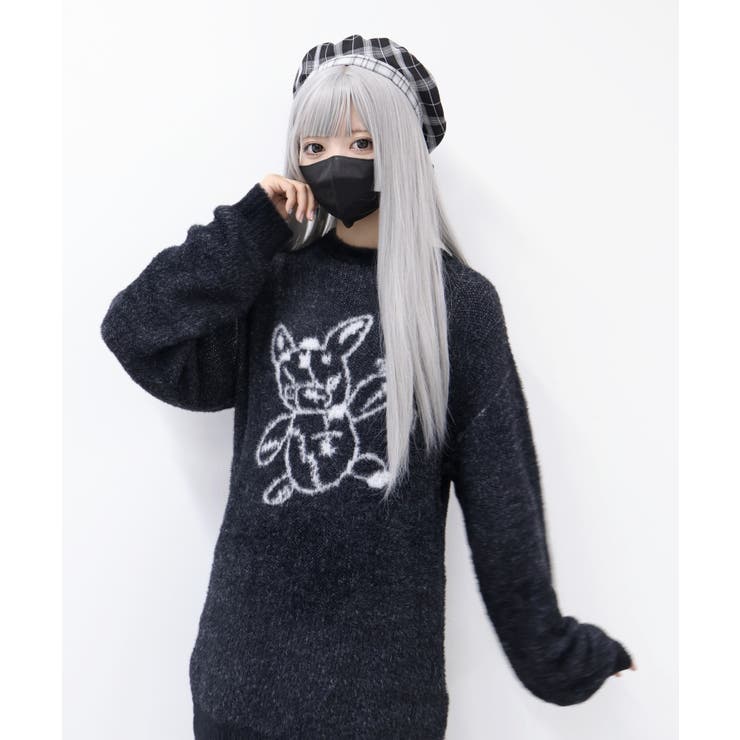 ブラック | とろとろ闇うさぎ | WEGO【WOMEN】