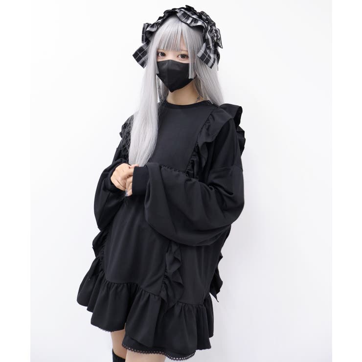 whinny フリフリダイナマイトよだれかけ Whinny/フリフリダイナマイトよだれかけ（スウェット）｜Whinny