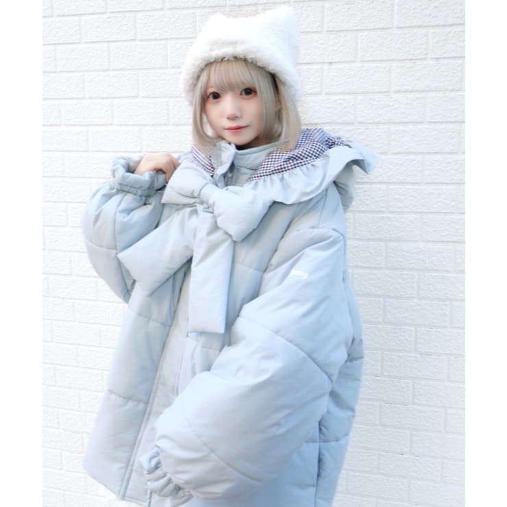 【送料無料/新品】 爆リボンわたあめアウター[品番：WG010093083]｜WEGO【WOMEN ジャケット・アウター
