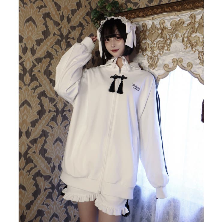 ホワイト | カリスマニートきゃわたんパンダジャージ | WEGO【WOMEN】