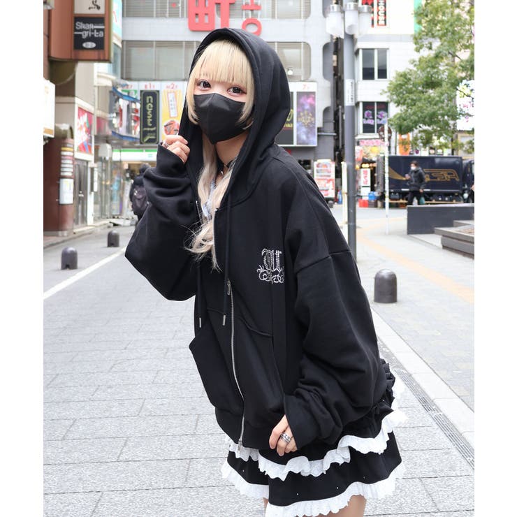 星空の輝きパーカー | WEGO【WOMEN】 | 詳細画像6 