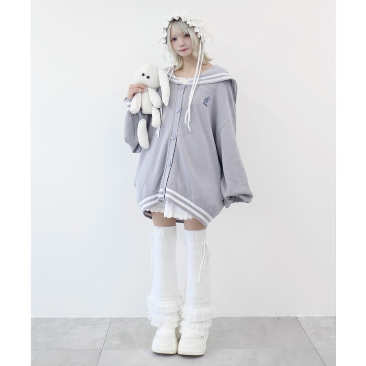 天才秀才クールな学生カーディガン | WEGO【WOMEN】 | 詳細画像8 