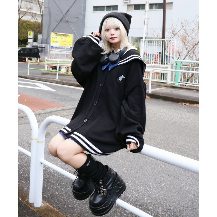 天才秀才クールな学生カーディガン | WEGO【WOMEN】 | 詳細画像18 